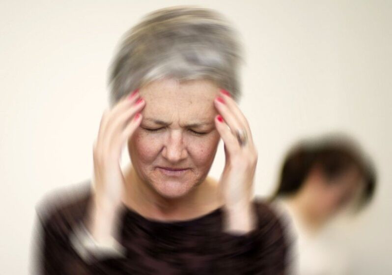 étourdissements pour l'ostéochondrose cervicale
