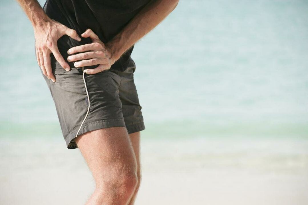 douleur à l'articulation de la hanche due à l'arthrose